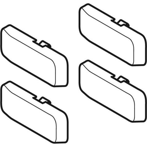 Ensemble de couvercles de charnière pour portes (4 pièces)