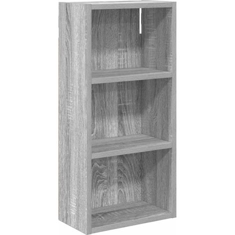 Bathroom Wall Cabinet with Shelf Grey Sonoma 30 x 16 x 62.5 cm vidaXL