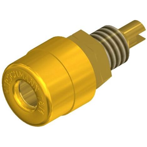 Douille banane Ø de la broche: 4 mm Hirschmann Test & Measurement BIL 20 Au 930176703 jaune 1 pc(s) (1/4)