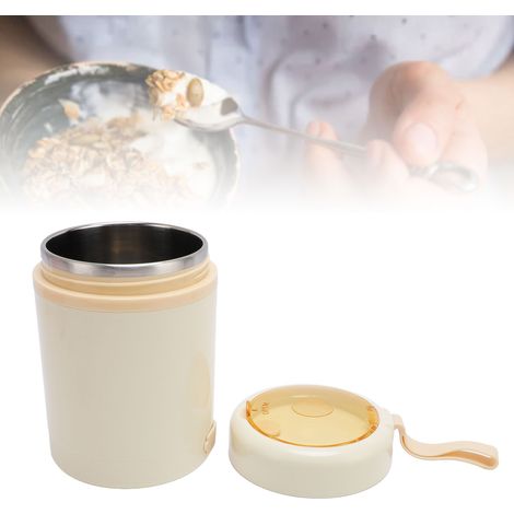 Boîte à Lunch électrique chauffante de 600ml - 60°C constante, anti fuite - Liner en Acier Inoxydable 304 avec Spoon intégrée pour Bureau (1/5)