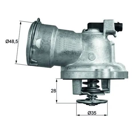 Thermostat, liquide de refroidissement MAHLE TM 28 87 MERCEDES-BENZ 6422002115
