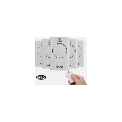 4-Kanal-Fernbedienung (868 MHz) – Rolling Code – 3V-Netzteil mit CR2032-Batterien – 5er-Pack Fernbedienungen für Motoren (1/5)