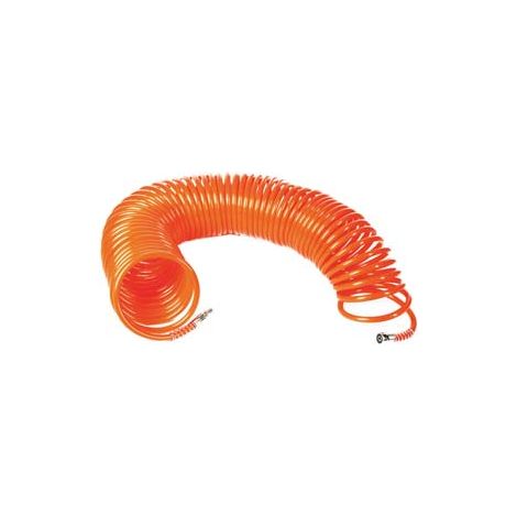 TUBO A SPIRALE P/COMPRES.ATTACCO RAP. MASCHIO PROF. ITALIA + BAIONETTA- - ø mm.6X8 mt.15 - 1 blister EXCEL