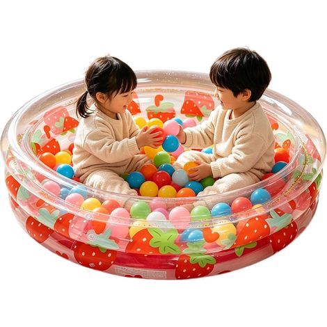 Kinderpool runder süßer Schwimmschwimm longlebiger PVC (1/5)