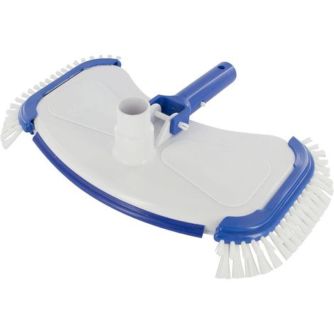 1 - Aspirateur De Sol - Raccord De Tuyau - Poids Intégrés Pour Nettoyage Facile - Compatible Piscines Toutes Formes - Gris - 32x38 Cm (1/5)