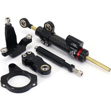Modifikationsteile für Yamaha YZF R7 2021-2023 Motorrad: Lenkungsdämpfer mit Titandämpfer.