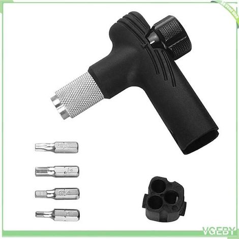 Clé dynamométrique de vélo - FAFEICY - Fafeicy - 4/5/6 Nm - légère & portable - embouts 3/4/5 mm + T25 (1/5)