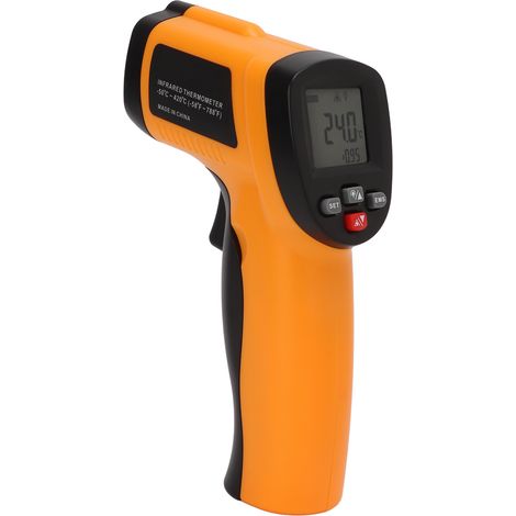 Thermomètre infrarouge numérique XRCLIF-300E, pistolet de mesure de température sans contact, outil de contrôle thermique pour cuisine et industrie (1/5)