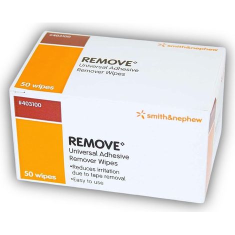 Remove Lot de 50 lingettes universelles pour enlever la colle 6 x 6 cm (1/5)