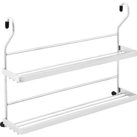 Gewürzregal Wand 350x275x90 mm hängend Gewürzboard Stahl Edelstahl Effekt (1/4)