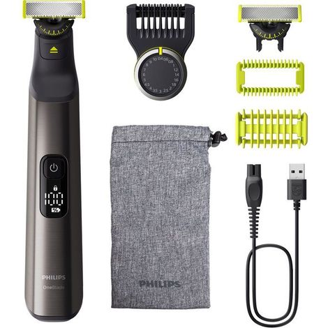 Tondeuse barbe & corps - PHILIPS - OneBlade Pro 360 - 2 lames - Sabot 14-en-1 - Autonomie 90 min (1/5)