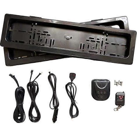 Cache-plaque d'immatriculation UE pour voiture, lot de 2 (1/5)
