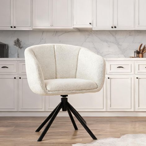 Fauteuil de salon en polyester Metall 59 x 58,5 x 78,5 cm (1/5)