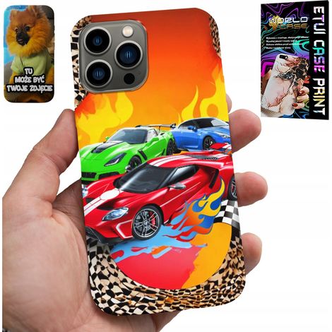 Hülle für iPhone 13 Pro – Für Kinder, Rennwagen + Glas (1/5)