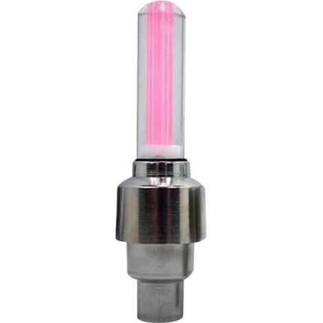 Rouge - 2 pièces Bouchons de valve de pneu VTT/vélo de route Éclairage LED pour rayons VTT/roue (1/4)