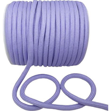 Cordon en polyester de 5 mm – Longueur de 5 m – Corde tressée solide, convient pour les téléphones portables, les badges d'identification, les appareils photo, les portefeuilles, les sacs et les corde (1/5)