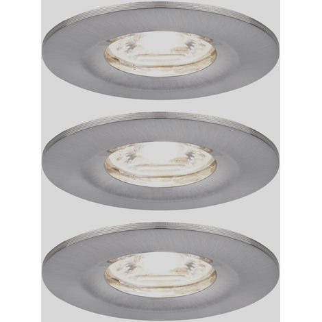Paulmann 94301 EBL Nova mini Coin LED-Einbauleuchte 3er Set    4 W Eisen