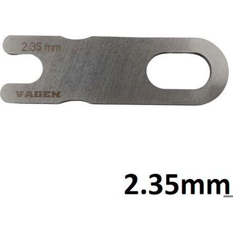 Lamela de compensador de espaciador de ajuste de inyector Volvo 2,35 mm VAD130005008