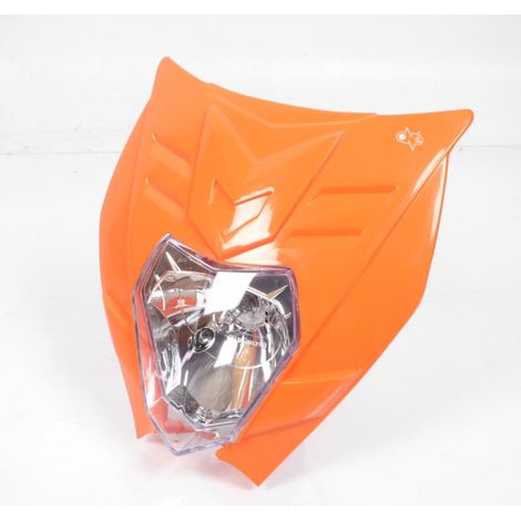 Platte Scheinwerfer zugelassen one felix orange für Motorrad