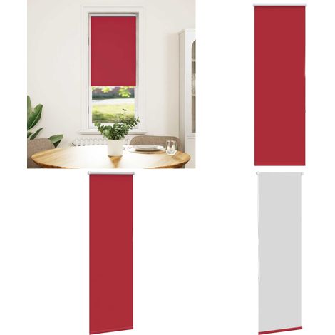 vidaXL Verdunkelungsrollo Rot 60x150 cm Stoffbreite 55,7 cm Polyester (1/5)