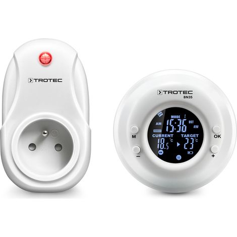 TROTEC BN35F Thermostat Radio avec minuterie pour Chauffage et climatisation (1/5)