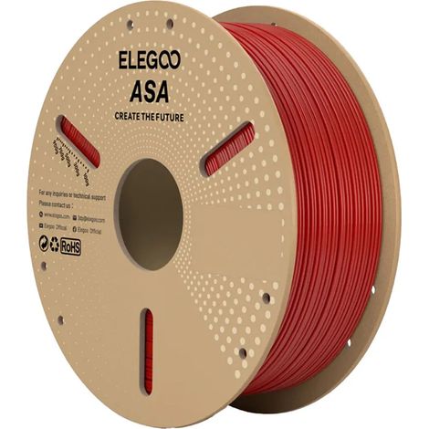 Imprimante 3D Elegoo asa filament rouge durable résistant