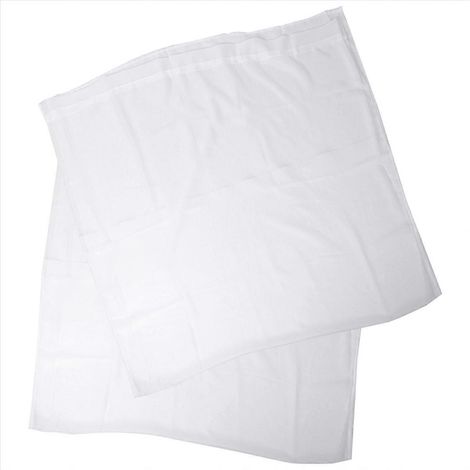 Rideaux blancs transparents pour fenêtre, 90 pouces de long, 2 panneaux (1/5)