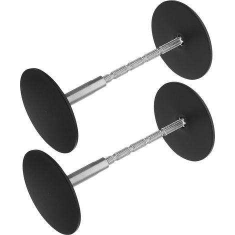 ABOOFAN Plaques de recouvrement trous porte en acier inoxydable (1/5)