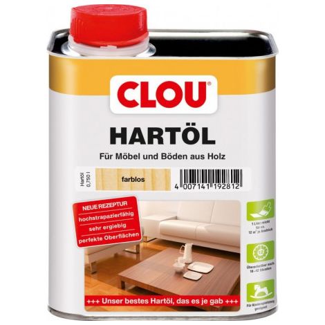 Huile bois dure blanche transparente 750ml (Par 3) (1/2)