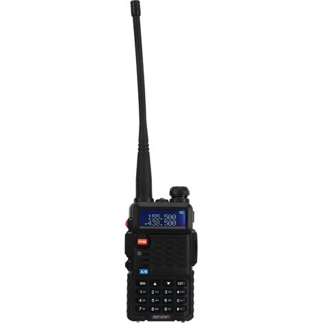 Radio bidirectionnelle UV 5 W 136-174 MHz 400-520 MHz, talkie-walkie sans fil longue portée pour une utilisation en extérieur, alimentation 100-240 V CA, prise européenne (1/5)