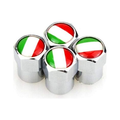 Capuchon De Valve De Pneu Automobile - Aluminium Avec Joint Torique En Caoutchouc - Universel Pour Valve Standard - Lot De 4 (1/5)