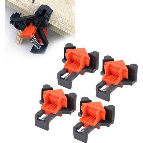 Set mit 4 Federklemmen für die Holzbearbeitung (60°, 90° und 120°). (1/5)