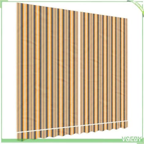 Toile d'auvent - FAFEICY - 367734 - Rayures multicolores - 100% polyester (revêtement PU) - 3 x 2,5 m (1/5)