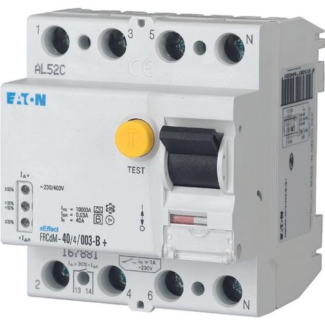 Interruttore differenziale 4P 40A 0,03A tipo G/B FRCdM-40/4/003-G/B 167893