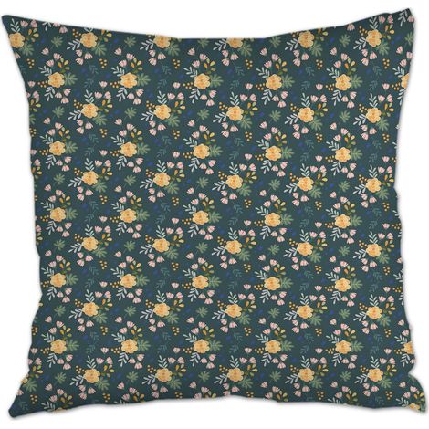 Housse de coussin carréefacile d'entretien pour salon chambre décoration de la saint-valentin (1/5)