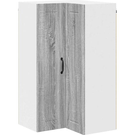 Meubles de Rangement,Armoire de cuisine avec étagère Gris Sonoma 57 x 57 x 100 cm CFW550485 (1/5)
