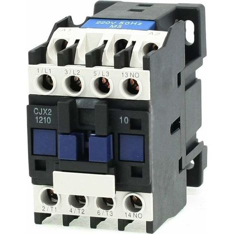 CJX2-1210 220V 25A 50/60HZ Coil Motor AC Contactor 3 Poles Normally Open