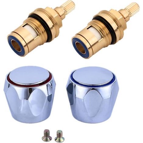 Kit de pièces de rechange pour robinet d'eau chaude et froide, pour robinet de cuisine et salle de bain (1/5)