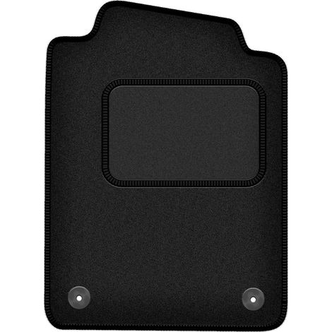 Alfombrilla de terciopelo para el conductor para: Chevrolet Corvette C6 targa/roadster (2004-2013) negra (1/5)