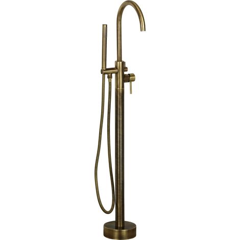 Colonna miscelatore per vasca installazione pavimento in colore bronzo Pollini Jessy CL2166CC3OA  Bronzo (1/5)