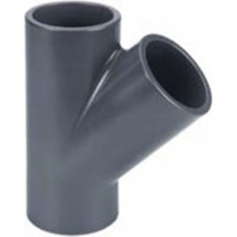 Té - FITT - 45° - Ø 50 mm - PVC PN16 - Femelle à coller