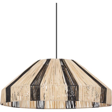 Lampe suspendue, Suspension luminaire multicolore - diamètre 54 x Hauteur 23 cm -PEGANE- (1/5)