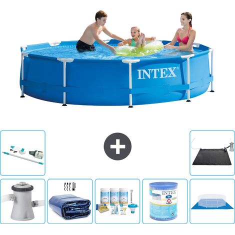 Intex Piscina con struttura Rotonda - 305x76 cm - 8-pezzi  S41666