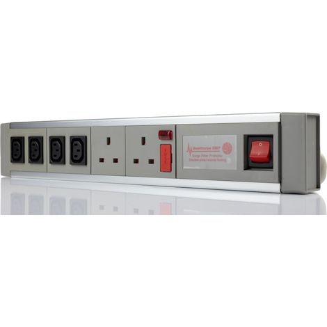 Rallonge électrique 2m, 2 prises Type G - Britannique, 230 V c.a. ( Prix pour 1 )