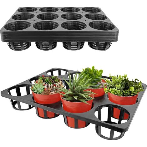 Bandejas De Vivero Redondas De 12 Celdas, Paquete De 5 Macet (1/5)