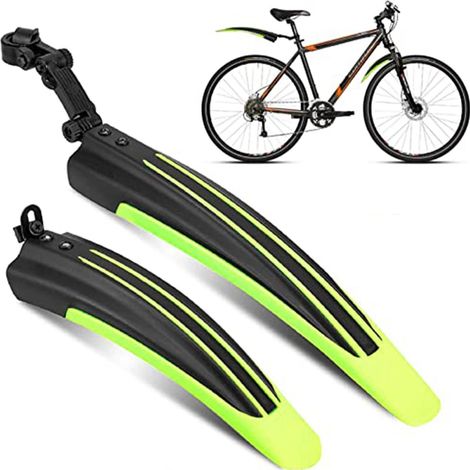 Kit de Garde-Boue de Vélo VTT Avant et Arrière Réglable Amovible pour Cyclisme (1/5)