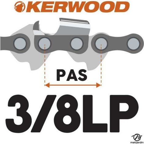 Chaine Kerwood pour ACTIVE AC620021 3/8"LP 1,3 mm 40 maillons (1/5)