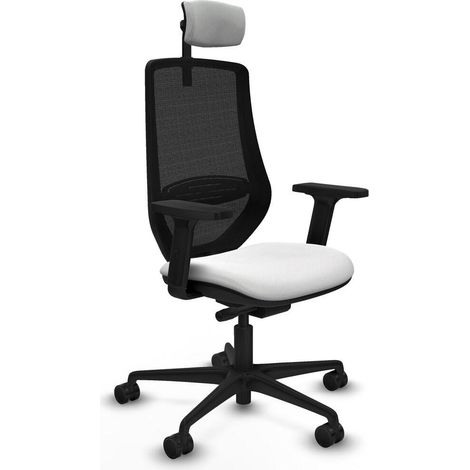 Piqueras y Crespo Silla de Oficina Mardos Blanca con Reposacabezas (1/3)