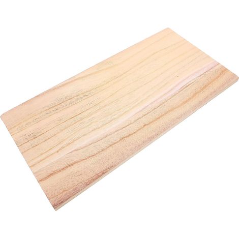 Planche Rectangulaire en Bois Massif pour Projets de Meubles Diy, Matériau Naturel Classique Grosse Capacité de Rangement, pour Penderie et Décoration (1/5)