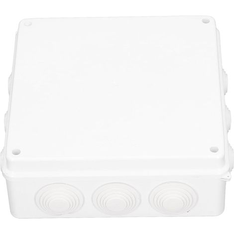Boîte de jonction électrique, boîte de projet de boîtier électrique pré-percé résistant aux intempéries IP65 avec joint en caoutchouc (200x200x80mm) (1/5)